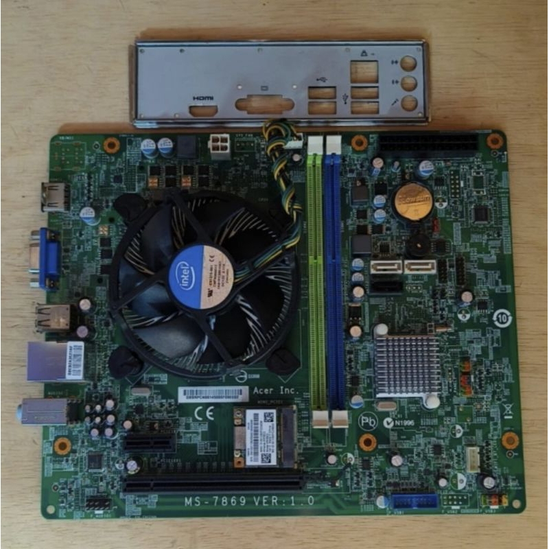 PAKET CORE i3 4130 DAN MOBO ACER H81 DDR3 WIFI INTERNAL DAN FAN