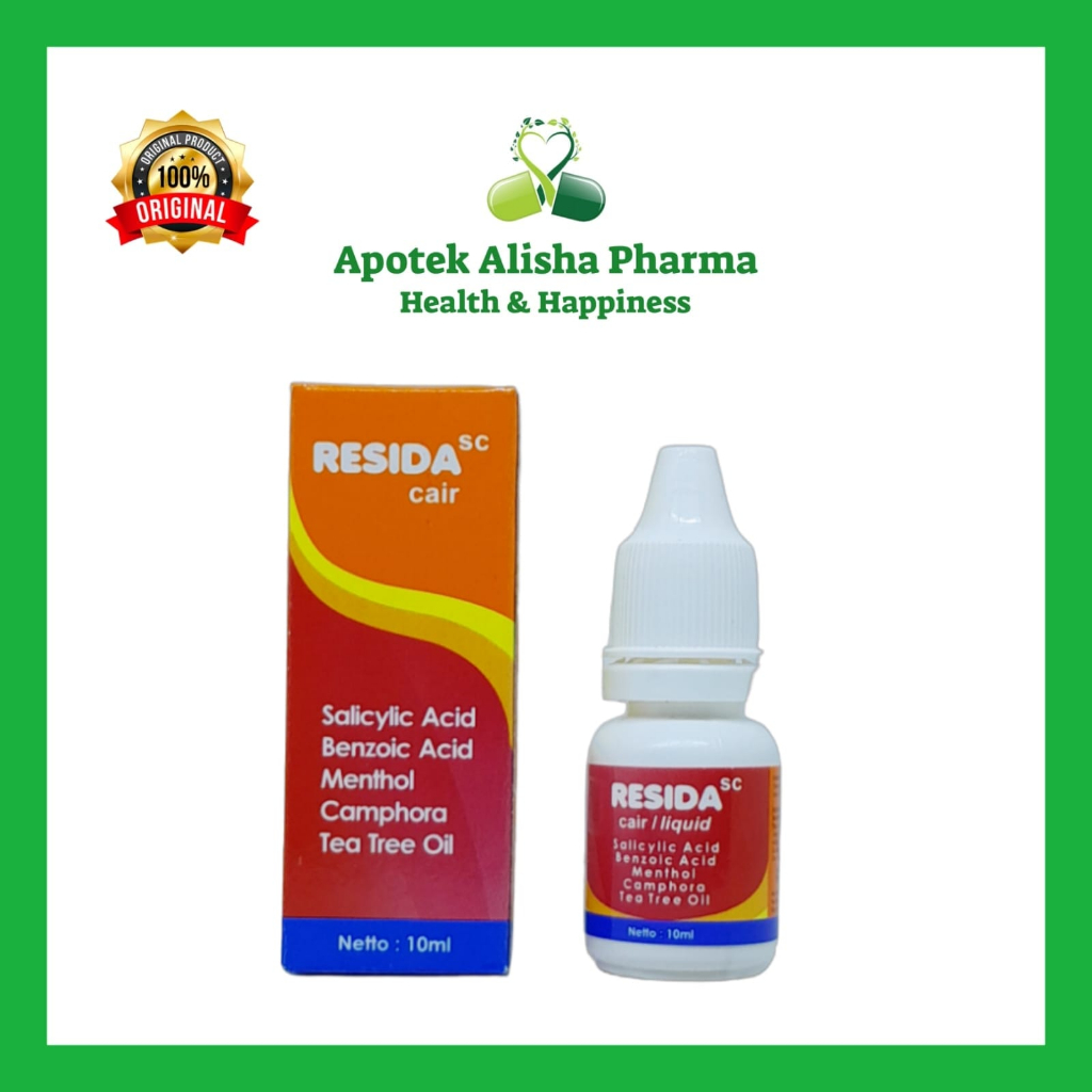 Resida SC Cair 10ml Obat Oles Panu Kutu Air