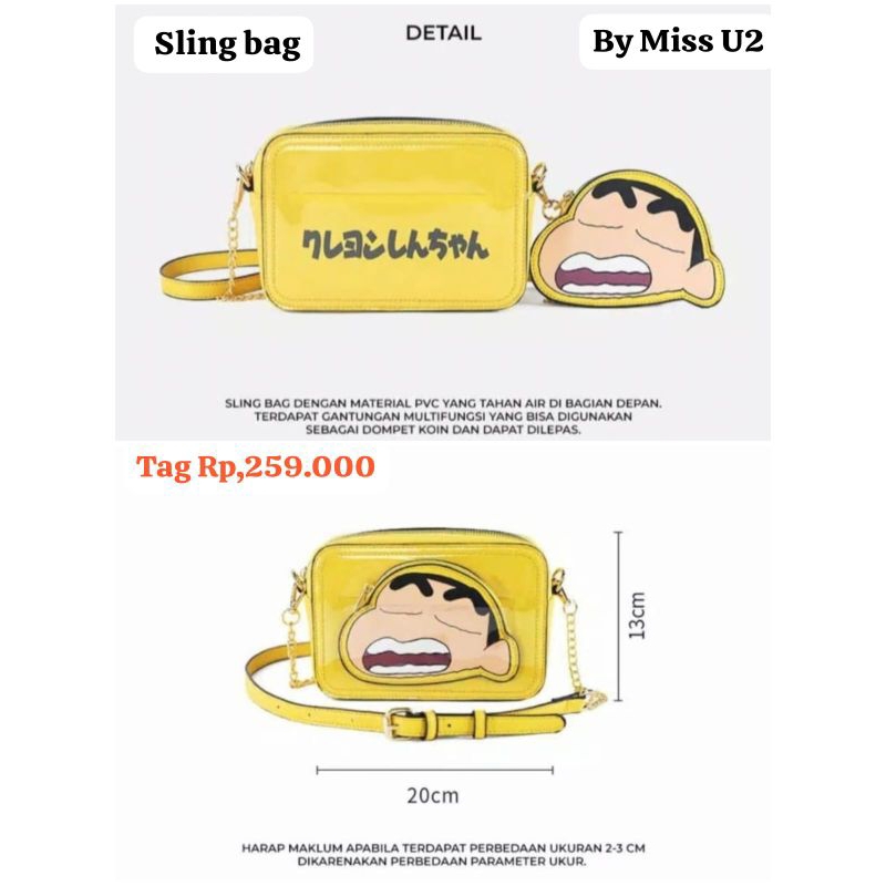 Tas Sling Bag Wanita Shinchan Cantik
