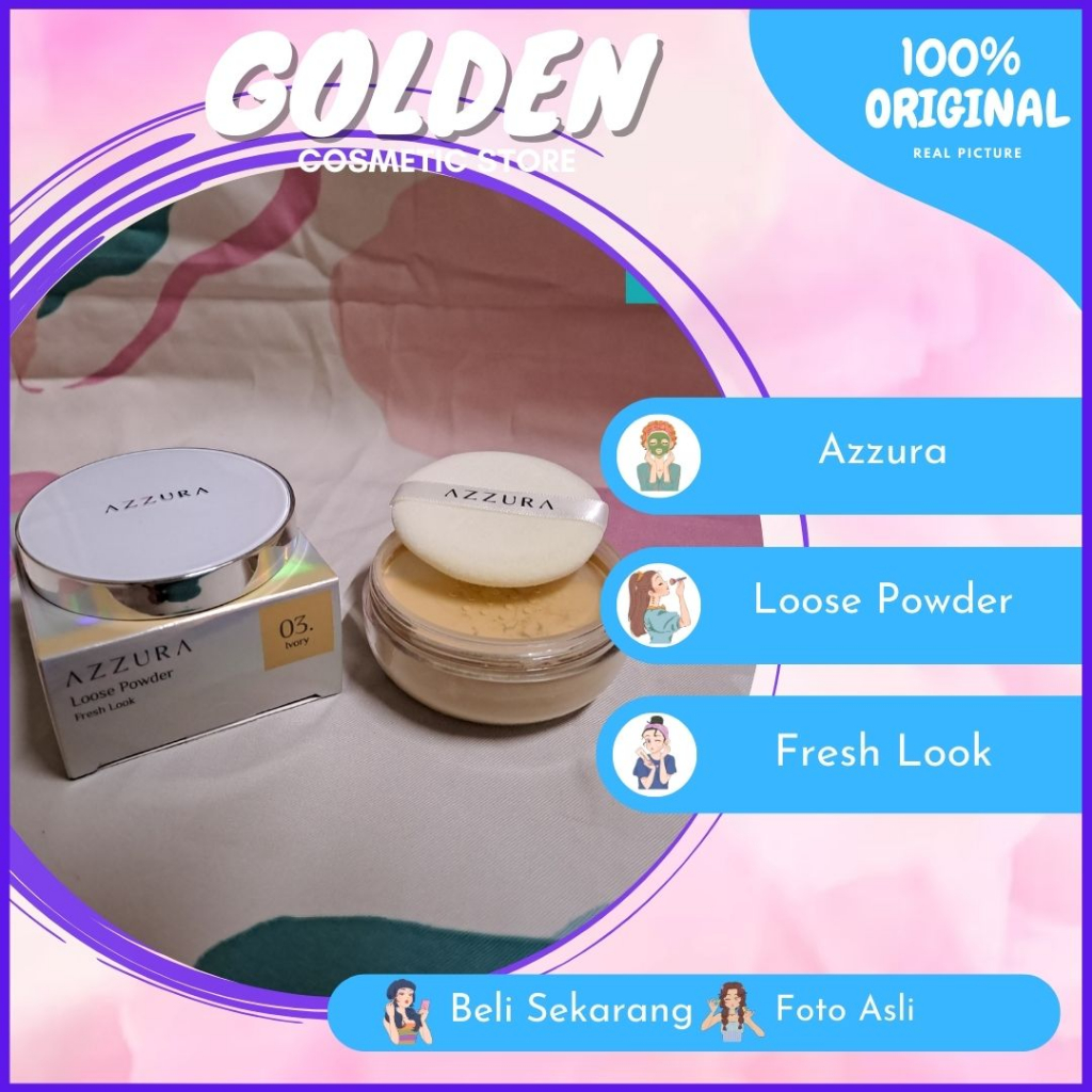 AZZURA Loos Powder | Bedak Tabur Azzura