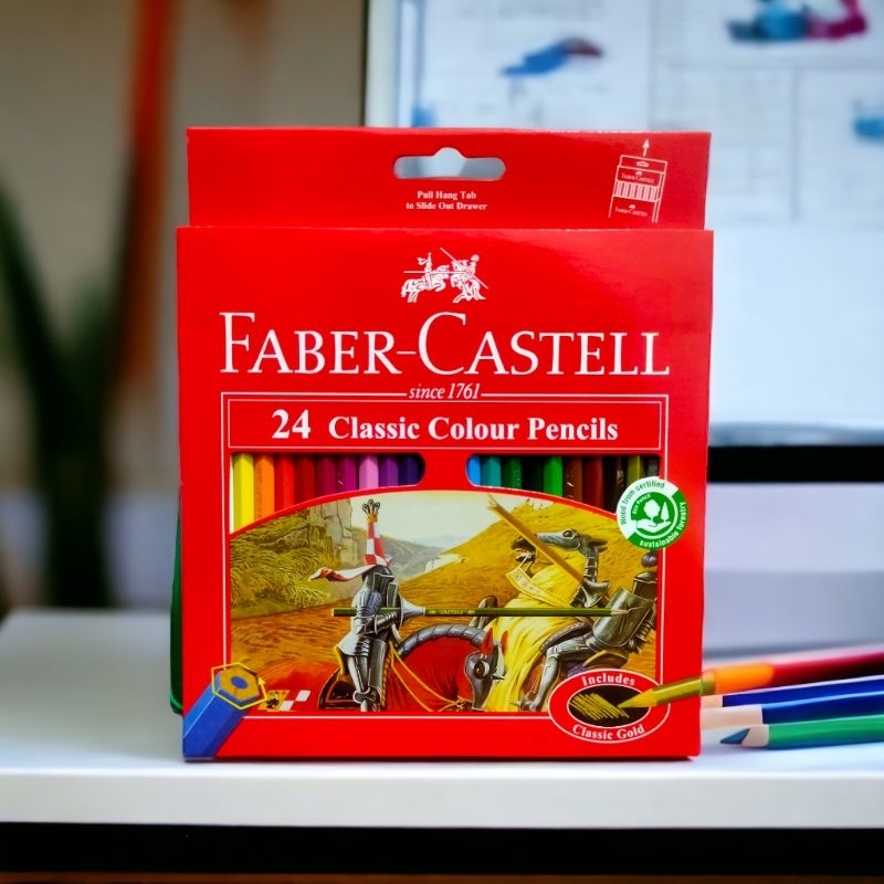 

Faber-Castell pensil Warna 24 ORIGINAL