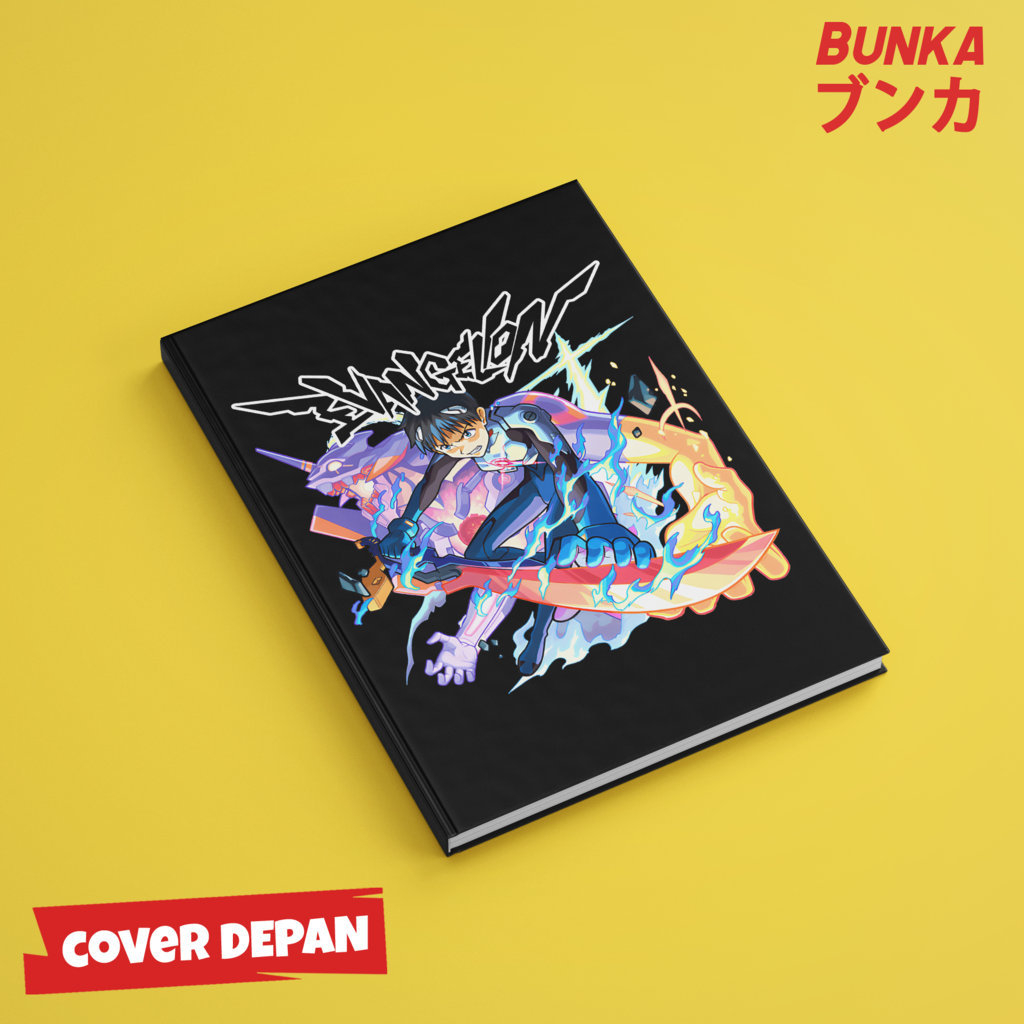 

Note Book Aesthetic Anime Evangelion Shinji Design Hardcover A5 Buku Tulis Catatan Notes Agenda Planner Jurnal vintage buku catatan story book kado anniversary valentine cowok cewek murah