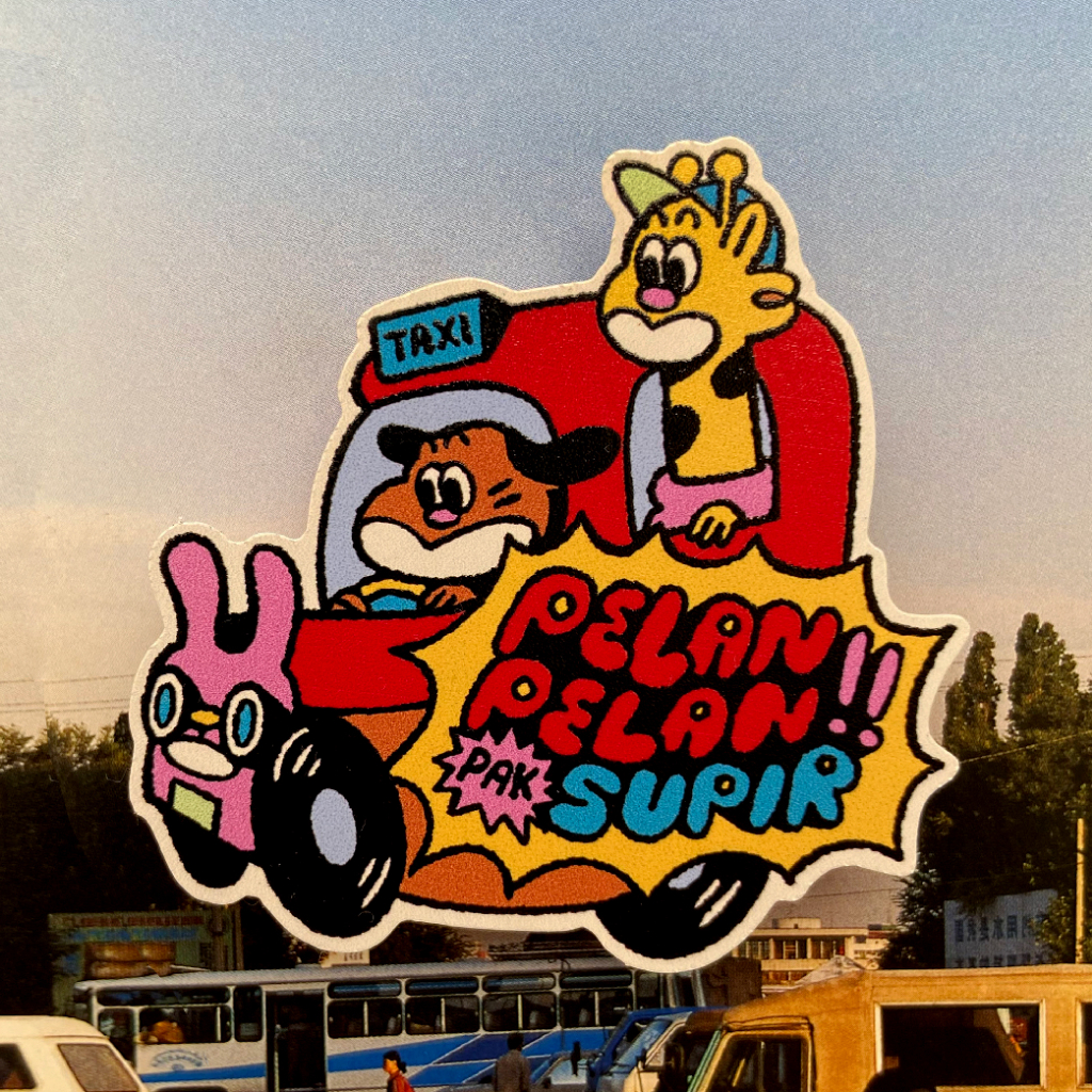 

Sticker Pelan-Pelan Pak Supir