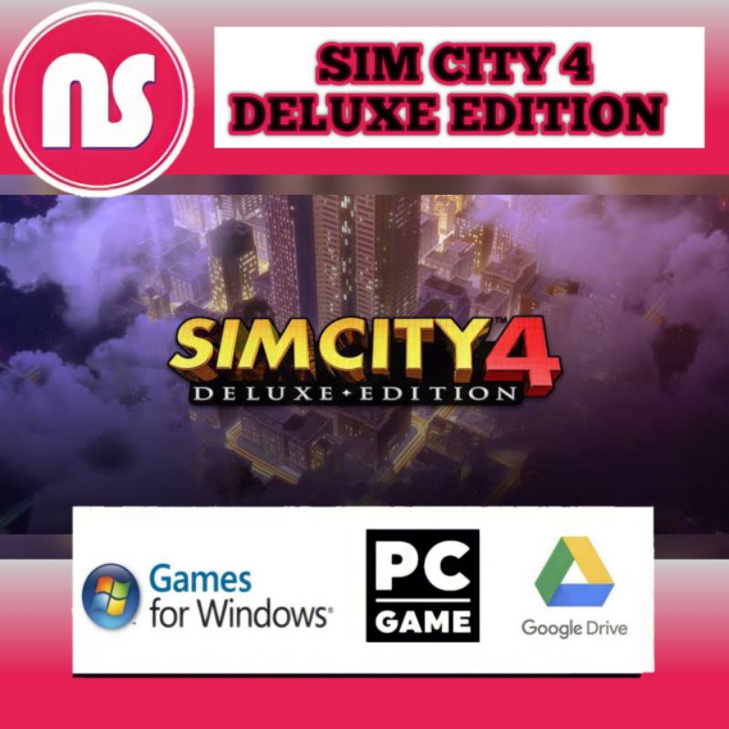 Sim City 4 Deluxe edition + ( Bonus 1 Game) PC Game - Game Laptop - Game Pc