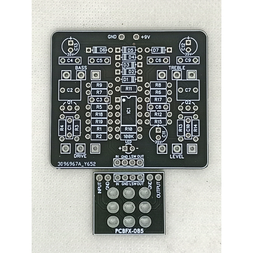 T-Audio PCBFX-085 Based on Xotic AC RC Booster Boost Overdrive Guitar Effect Pedal PCB DIY Stompbox
