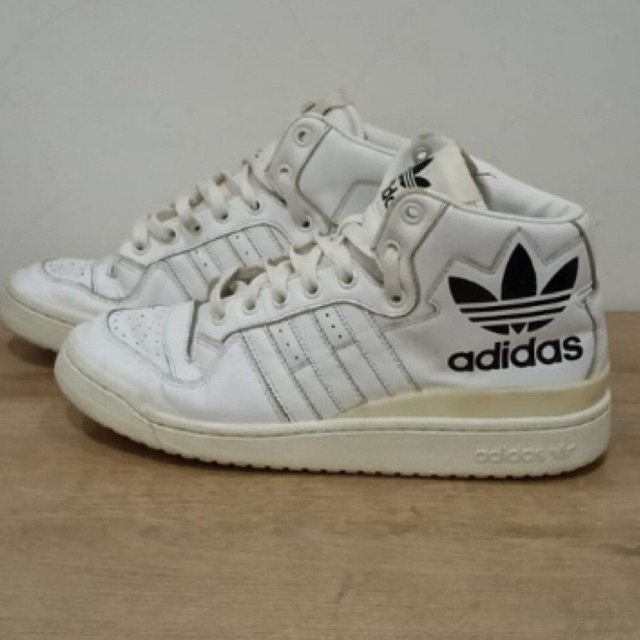 adidas foam, Mid White