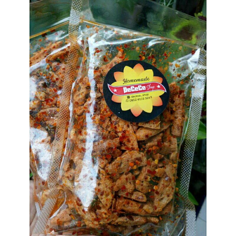 

PROMO Basreng Pedas Daun Jeruk 100gram | Baso Goreng Kering | Basreng Medan | Decece Shop