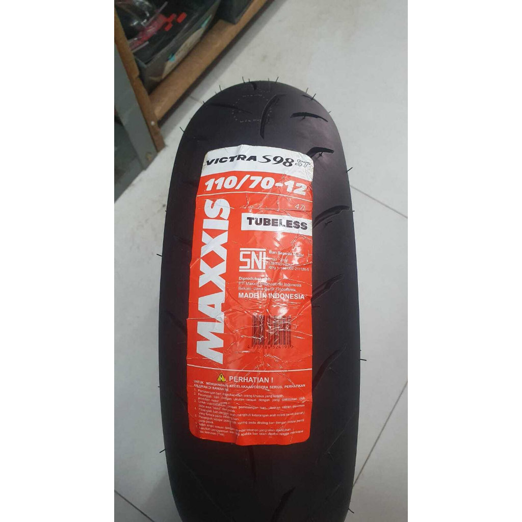 MAXXIS BAN 110/70-12  VICTRA TL S98ST + PENTIL TUBELES