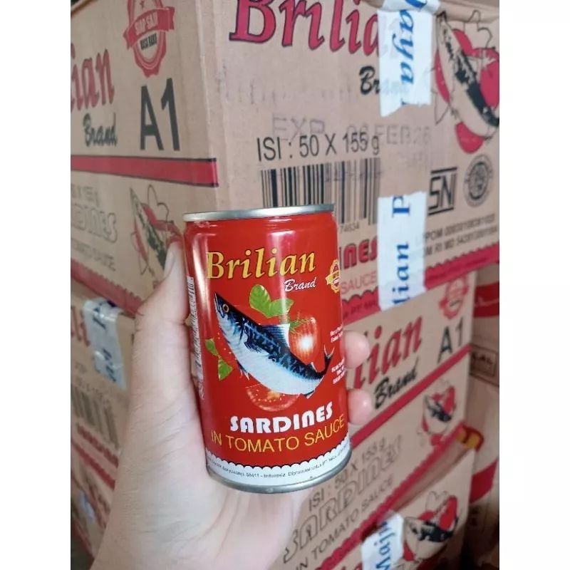 

Sarden Brilian tomat 155g