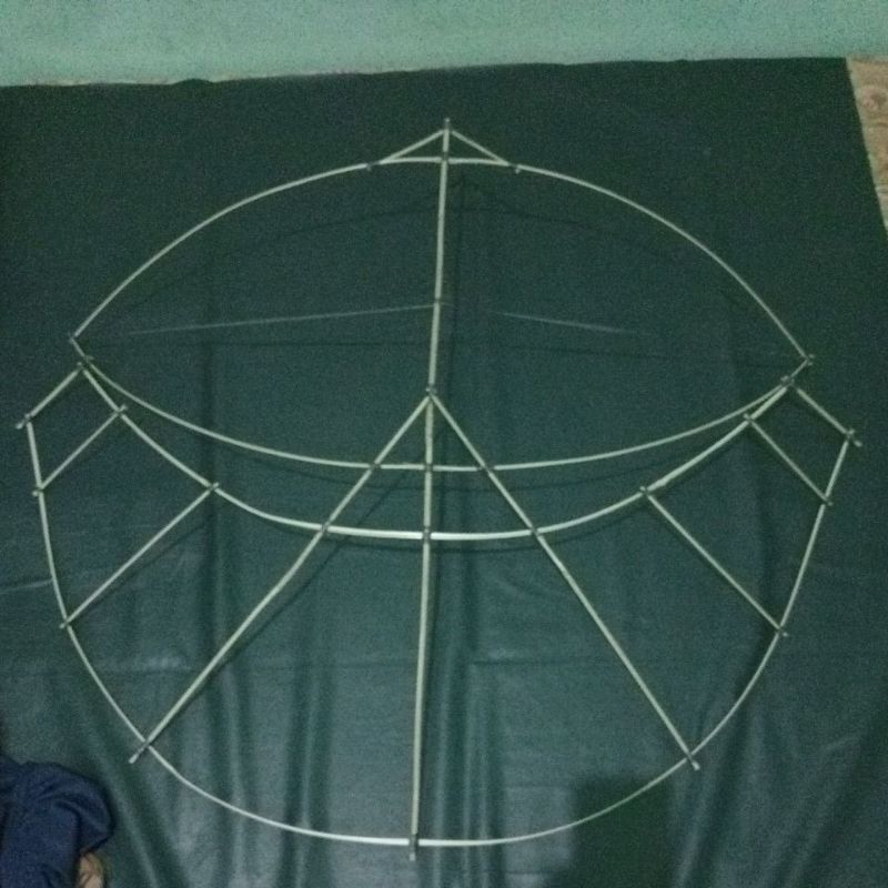 layang layang gapangan 1,5 meter rakit sendiri + sendaren