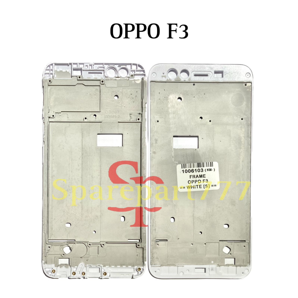 Frame Bezel Tulang Tengah Oppo F3 / CPH1609 - Dudukan Mesin