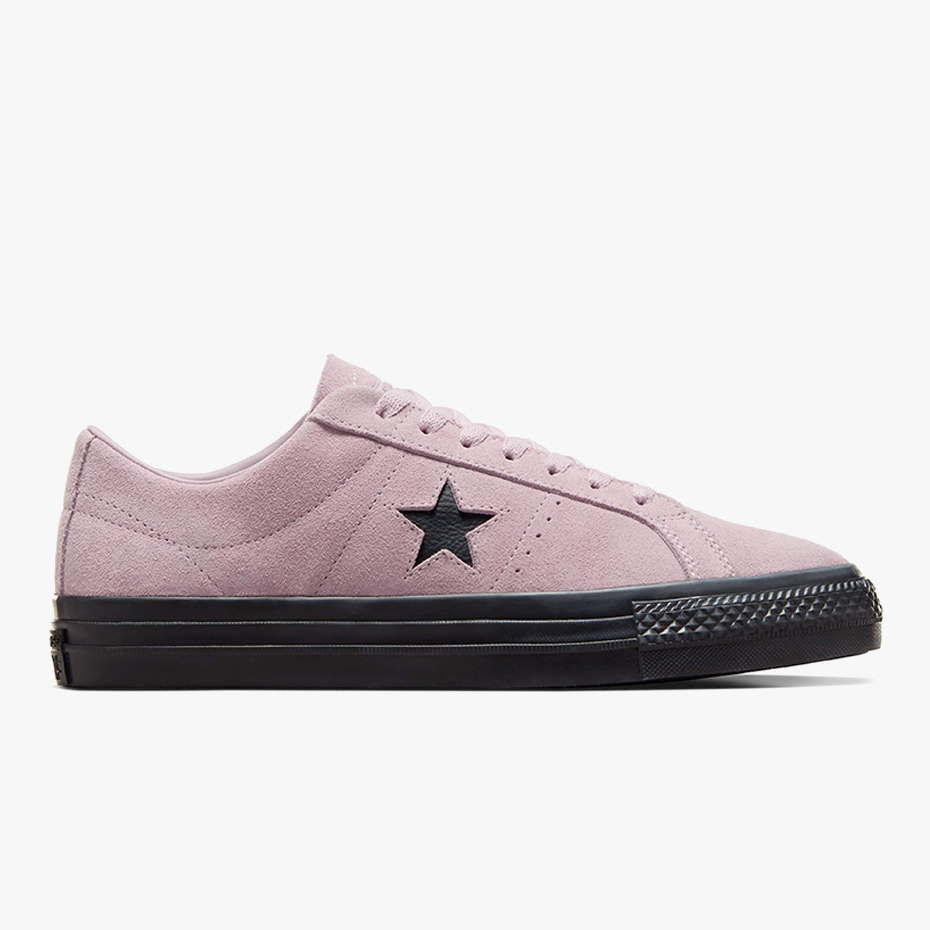 CONVERSE ONE STAR PRO OX CLASSSIC SUEDE VIOLET PINK BLACK ORIGINAL