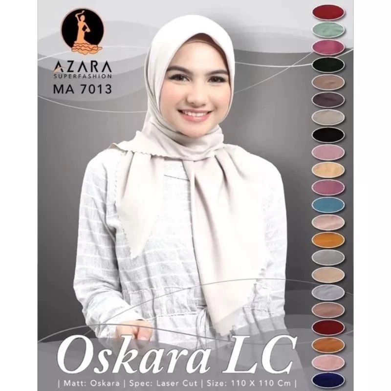 Segiempat Oskara LC 10pcs  by Azara Superfashion paket grosir Termurah