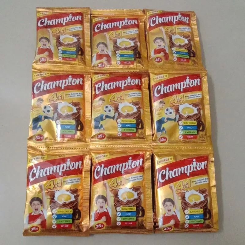 

ENERGEN CHAMPION 1 RENCENG ISI 10 PCS