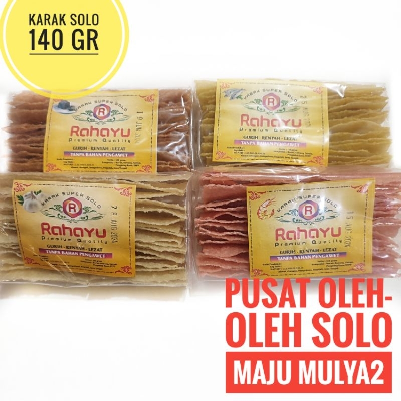 

KARAK SOLO MENTAH CAP RAHAYU