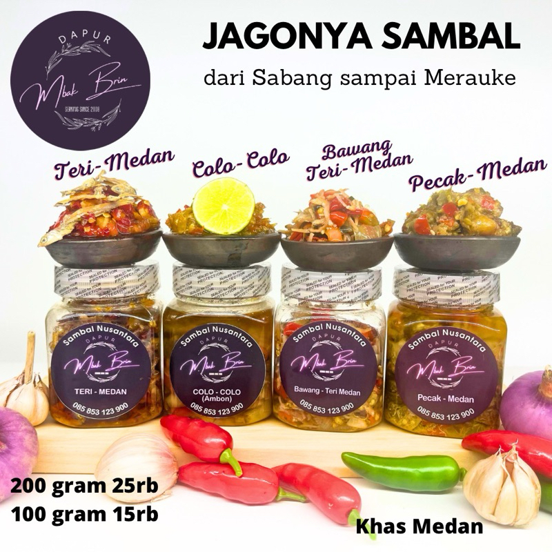 

Sambal Nusantara Dapur_Mbakbrin/ Khas Medan (100g-200g)