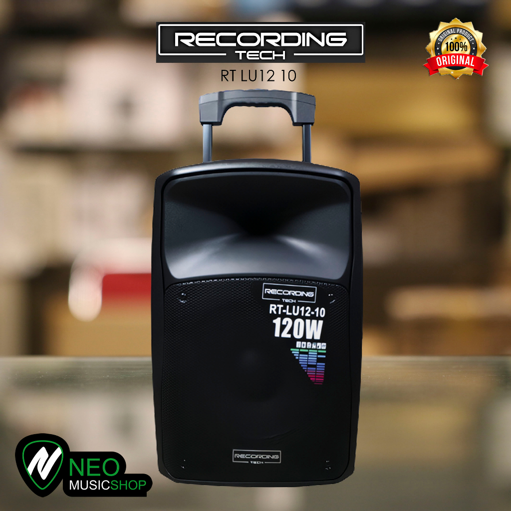 RECORDING TECH RT LU12 10 Portable Speaker 2 Mic Wireless RT LU10