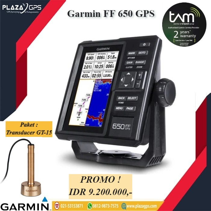 FF Garmin 650 GPS Transducer GT15M-Th