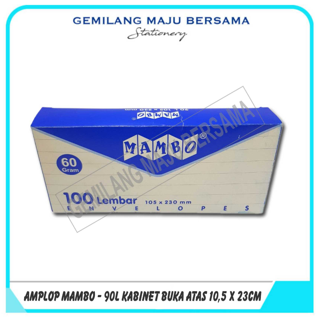 

Amplop Mambo 90SP 10,5cm x 23cm ( BUKA ATAS )