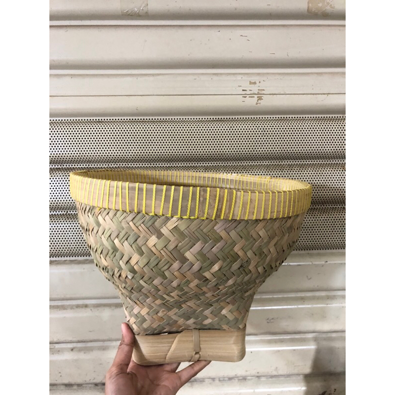 bakul bambu 30cm | bakul cuci beras bambu TERMURAH
