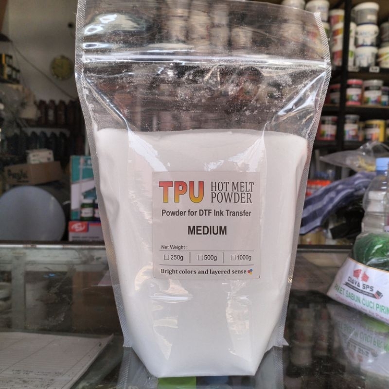 

TPU Hot Melt Adhesive / Serbuk DTF / Lem DTF / DTF Powder 1 Kg