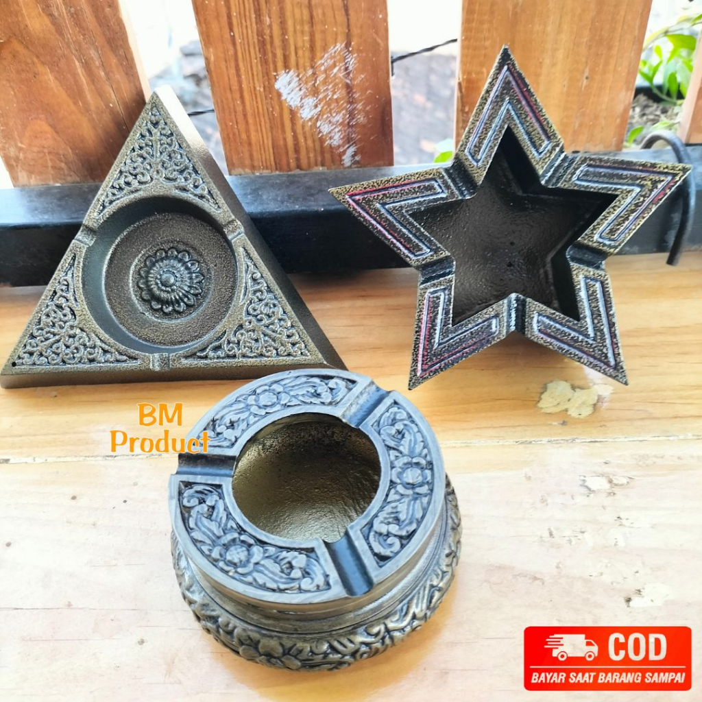 Asbak Unik Asbak Murah Motif Asbak Antik 1 pcs Asbak Hotel Almunium Antik