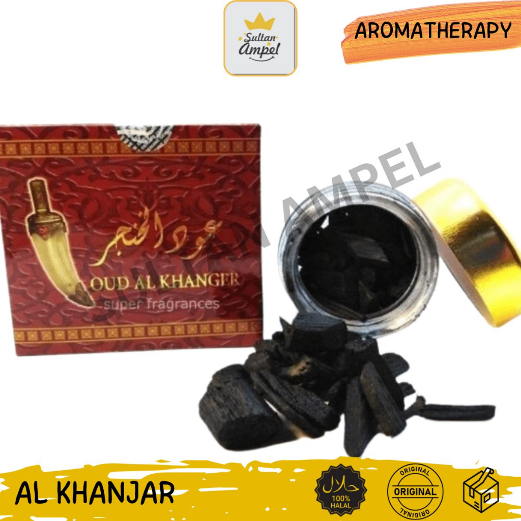 Isi Bukhur Bakhoor Buhur AL KHANJAR (Al Khanjer) Sebuk Kayu Gaharu Arab Banafa Oud Pedang Timur Teng