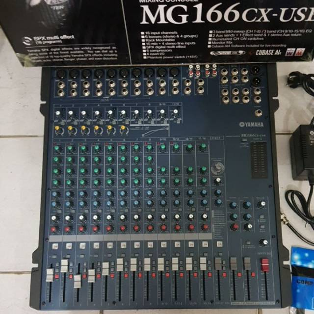 MIXER YAMAHA MG166CX MG 166 CX MG 166CX MG166 CX TERBAIK 16 CHANNEL