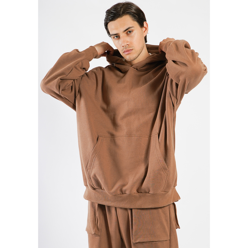 OCWA OVERSIZED JORDAN HOODIE CARAMEL BROWN