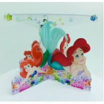 Tempat Kue Tart Ariel Mermaid Cake Stand Cupcake Mermaid