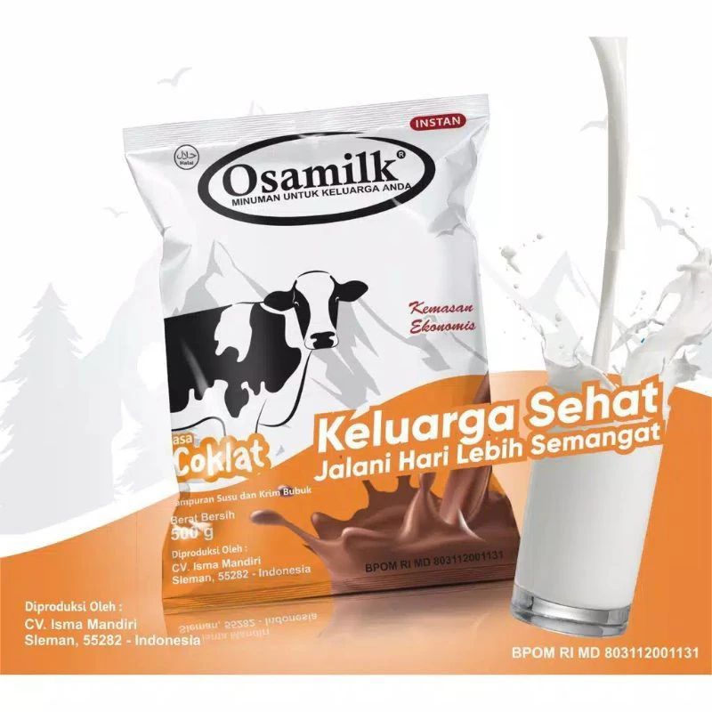 

SUSU OSAMILK COKLAT VANILLA KEMASAN BARU
