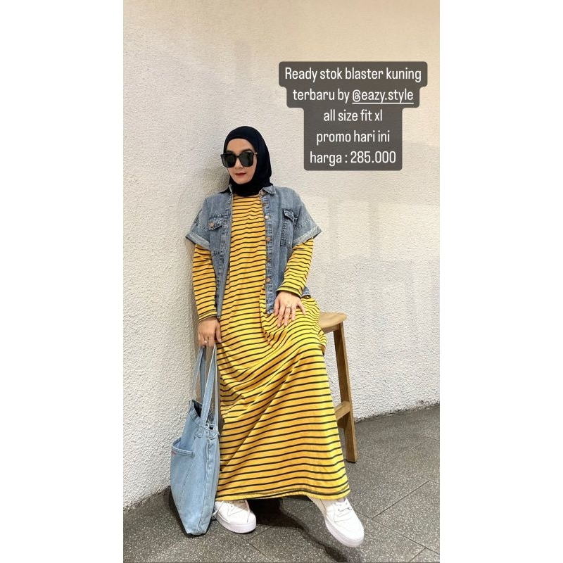 Dress blaster mustrad by eazy.style