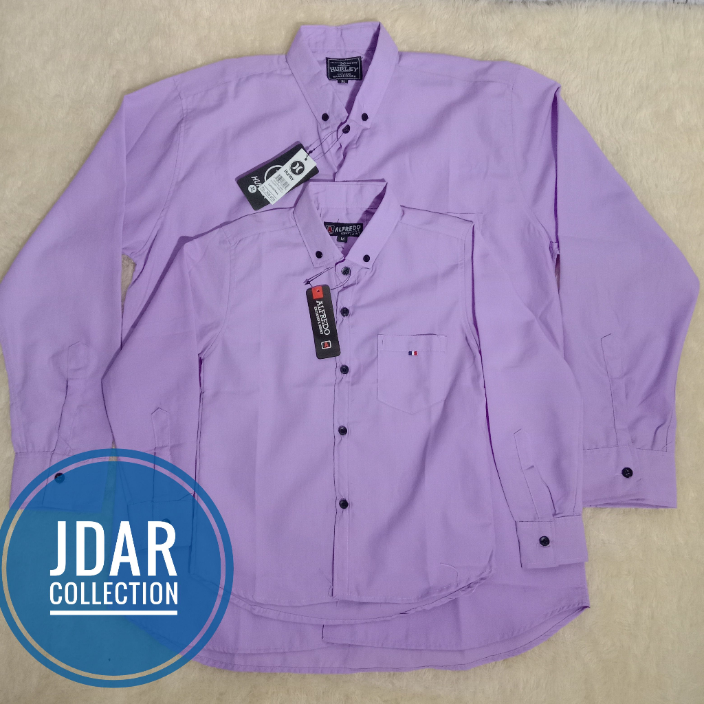 Warna LILAC KEMEJA COUPLE ANAK & AYAH