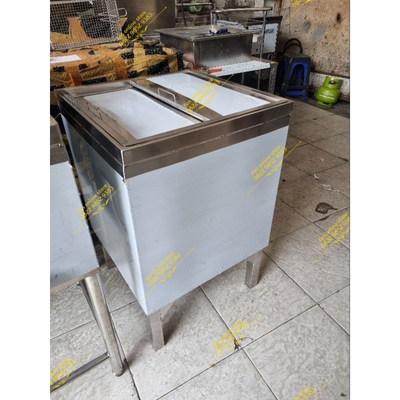 Ice Bin / Tempat Ice Batu / Ice Box Stainless Steel