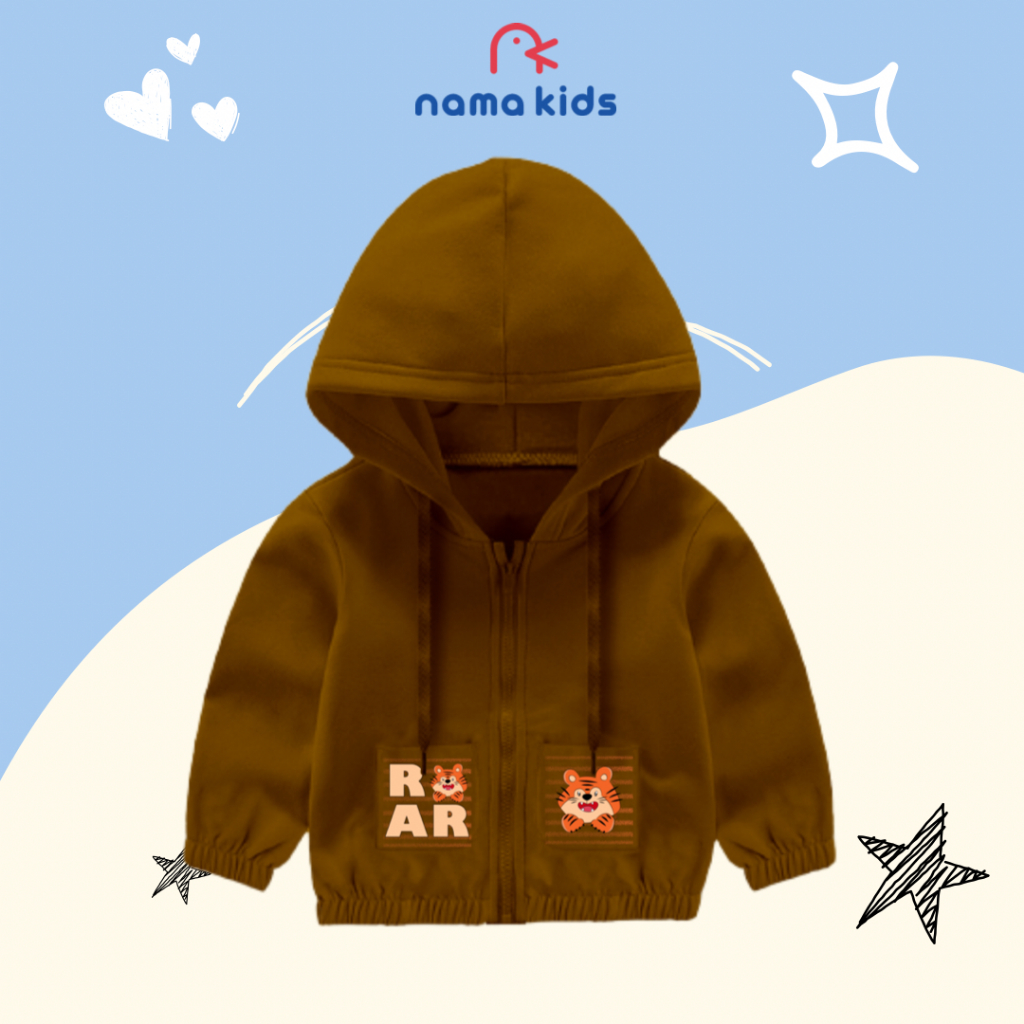 HOT PRODUCT JAKET ANAK Jacket Zipper Pocket Anak BAYI SWEATER ANAK SABLON KARAKTER HEWAN ANIMAL