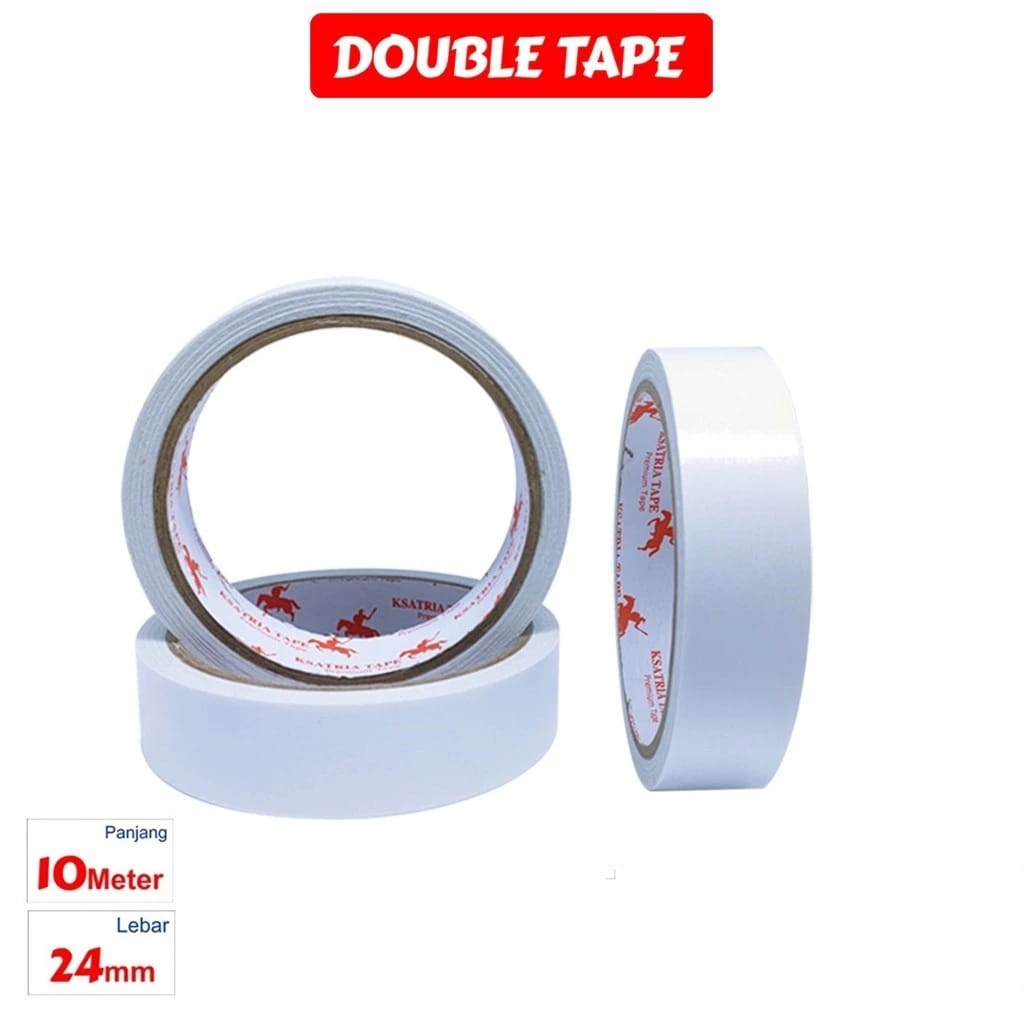

Isolasi Double Tape Dobel Tip Kertas 24mm