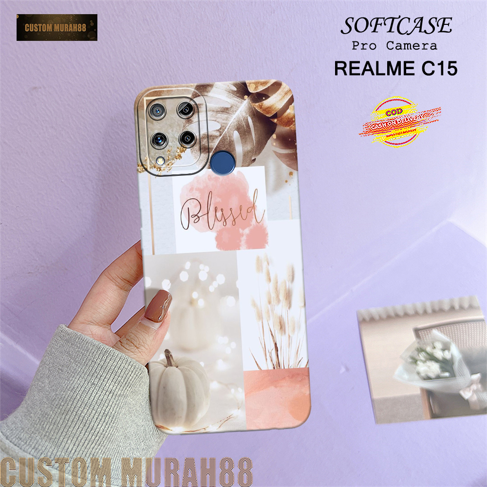 Case Realme C15 Terbaru - Fashion Case AESTHETIC - Casing Hp Realme C15 - Softcase Pro Camera Realme