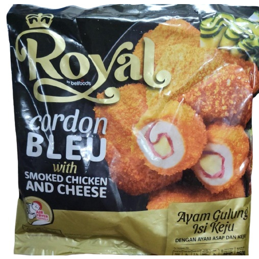 

CHICKEN CORDON BLEU BELFOODS ROYAL 250GR AYAM GULUNG KEJU