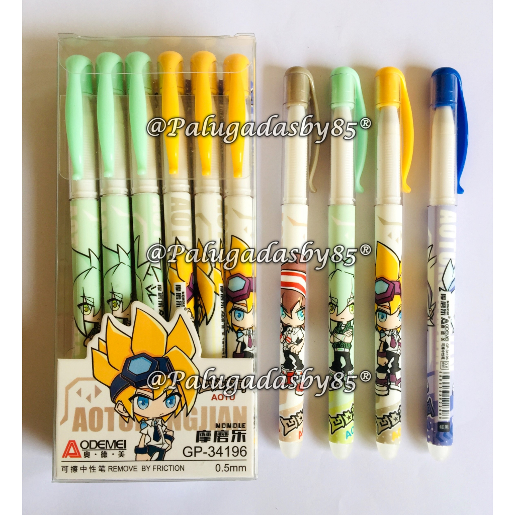 

(1 Biji) GROSIR Erasable Gel Pen AODEMEI GP-34196 0.5 mm Hitam / Pulpen Bisa Dihapus Aodemei GP-34196 / Aodemei GP34196 / Aodemei GP 34196