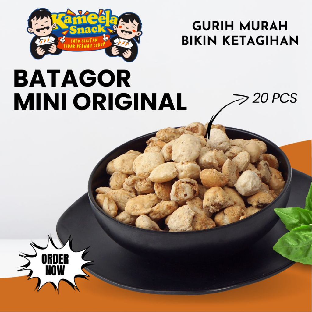 

Kameela Snack Batagor Mini Original Kecil 20 Pcs / Bks