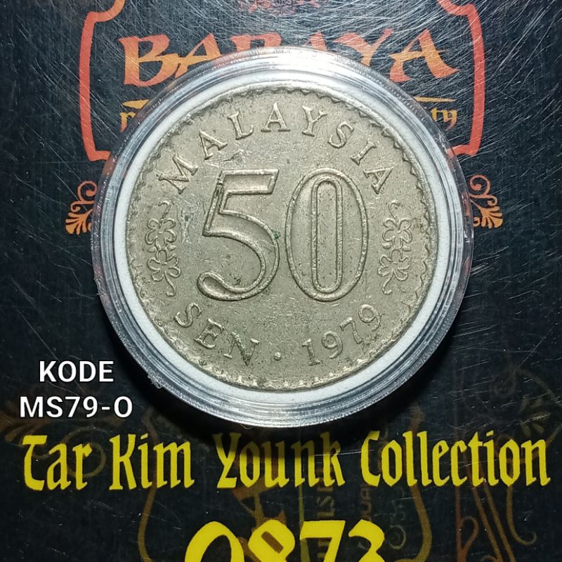 Koleksi 50 Sen Koin Malaysia Seri Gedung Tahun 1979 Kode MS79-O