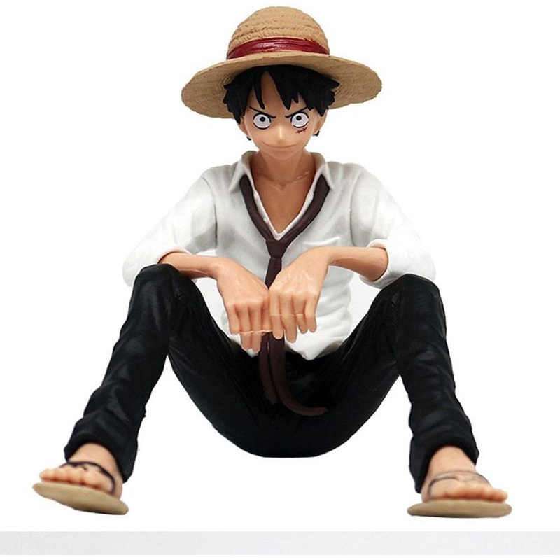 action figure one piece luffy duduk loose pack