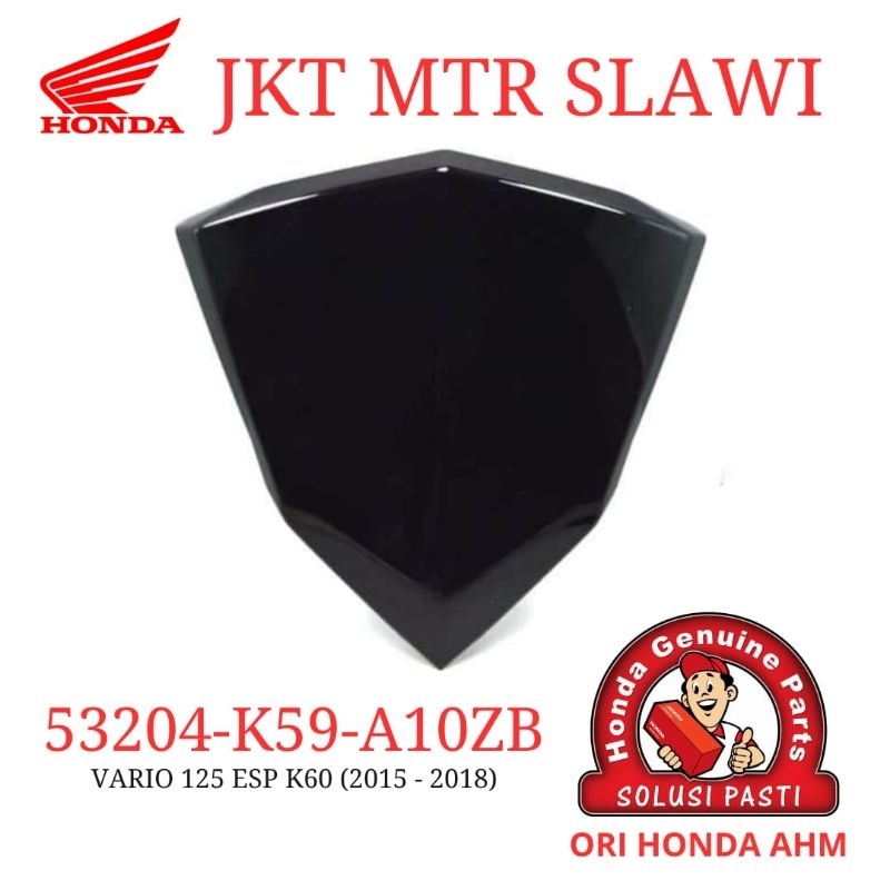 53204-K59-A10ZB visor batok depan vario 125 150 led 2015-2017 ORI honda ahm