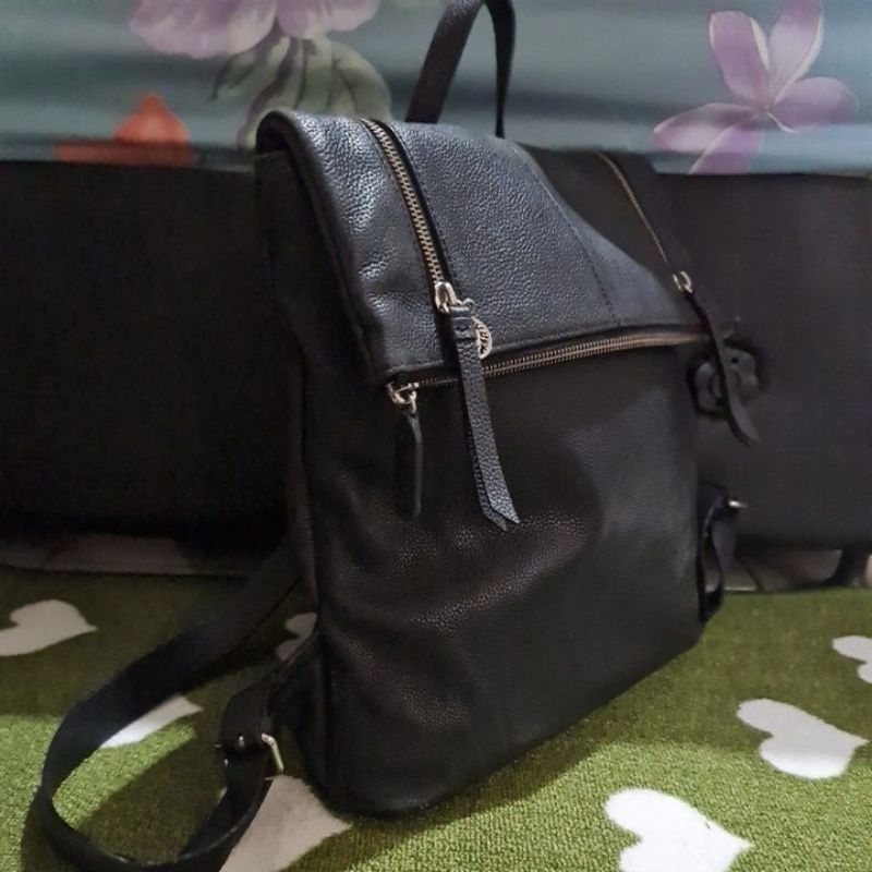 tas ransel second anne klein kulit preloved