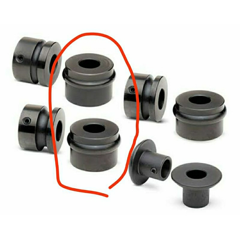 roll embos plate lebar alur 8 mm,