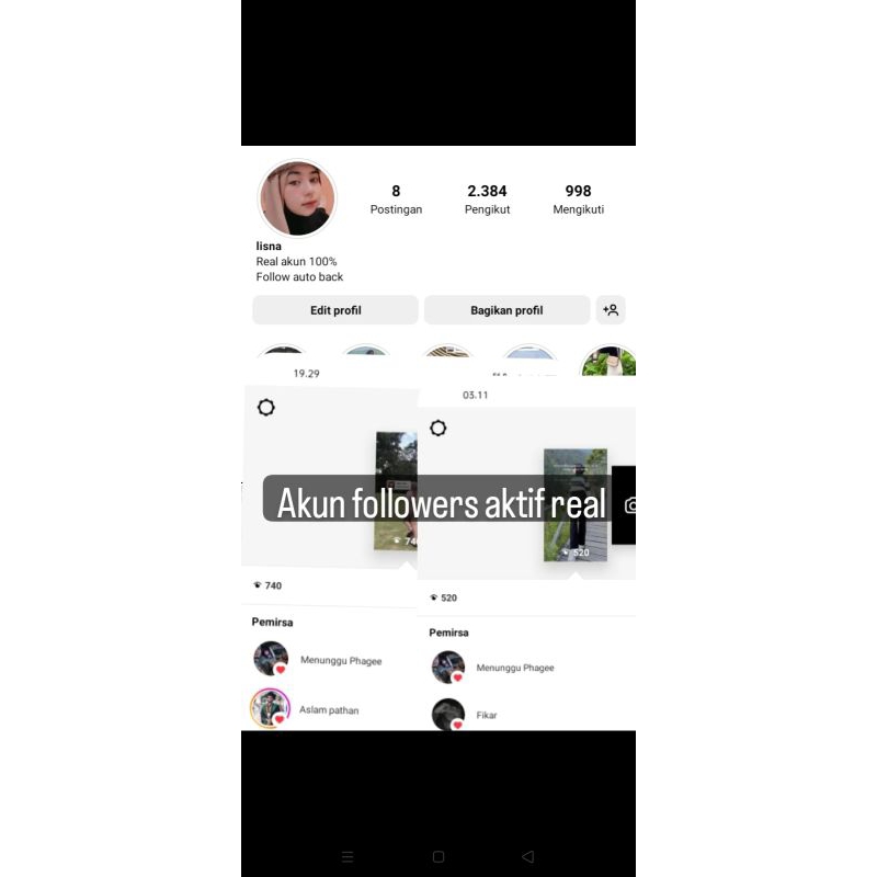 akun Instagram murah