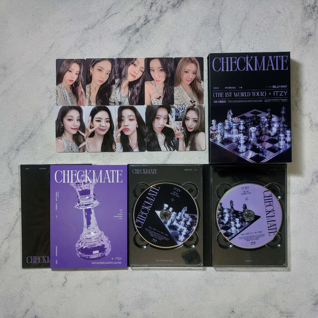 Official ITZY Blu-ray 2022 ITZY THE 1ST WORLD TOUR CHECKMATE in SEOUL PC Photocard Ryujin Yeji Yuna 