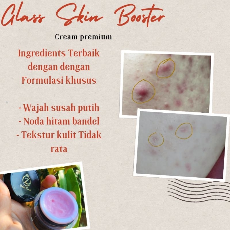 Glass Skin Booster cream premium