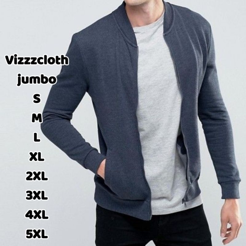 Jacket bomber pria wanita jumbo/jacket bomber bigsize