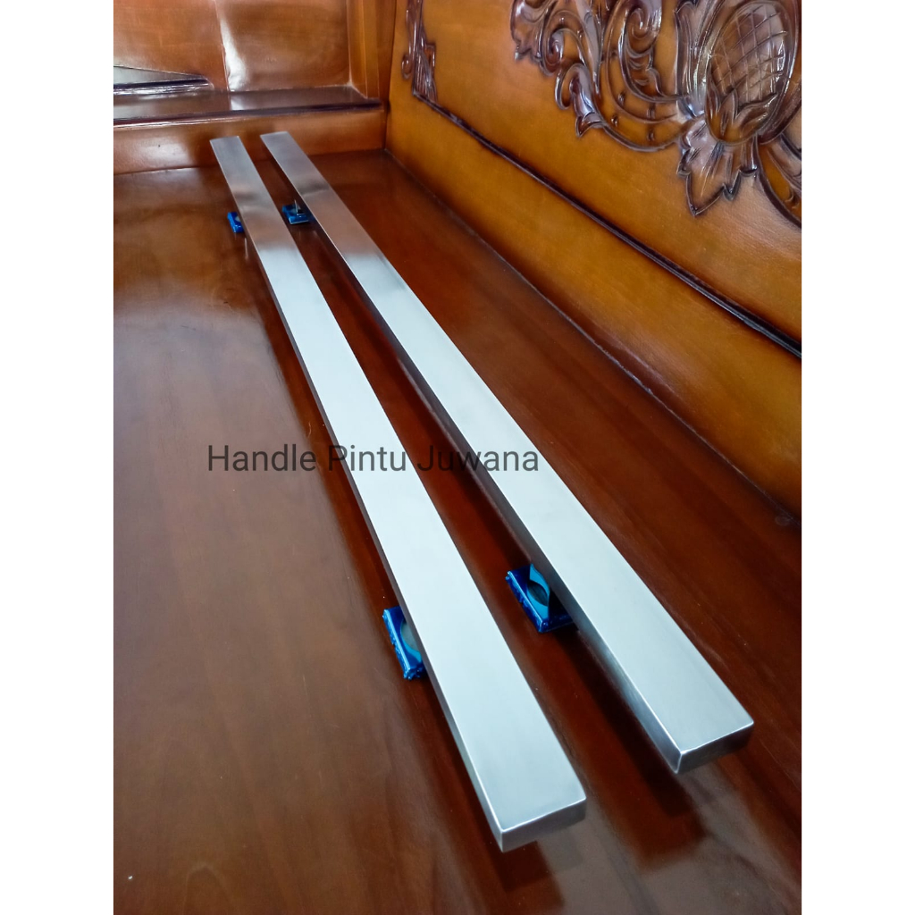 Promo Handle Pintu Rumah Minimalis Panjang 120 cm dan 1 meter Motif DOff Stenliss Anti karat Gagang 
